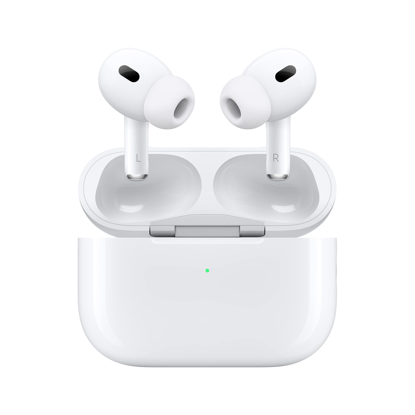 Apple AirPods Pro 2 Kabellose In‑Ear Kopfhörer, Bluetooth Kopfhörer, Aktive Geräuschunterdrückung, Hörhilfefunktion, Transparenzmodus, Personalisiertes 3D Audio, Hi-Fi Sound, H2 Chip, Laden über USB-C